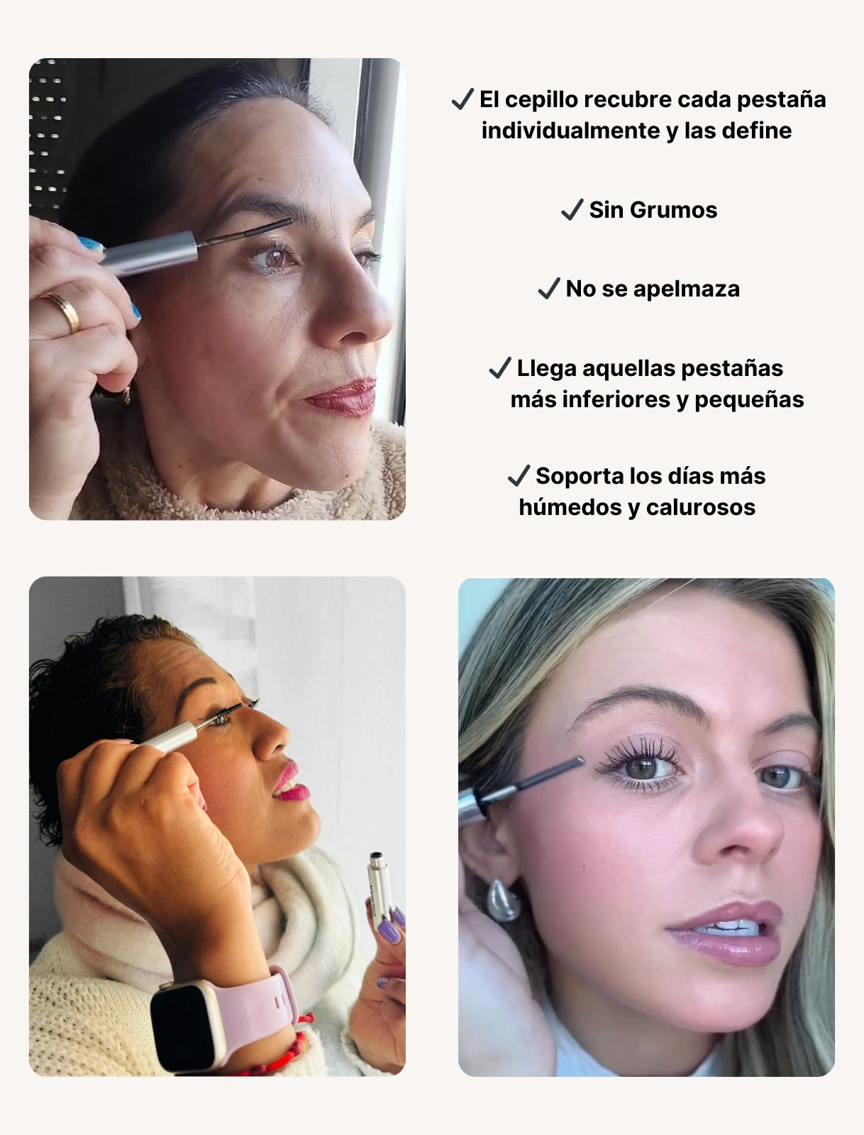 DHEMAA Máscara de Pestañas : Voluminiza y Define al Instante